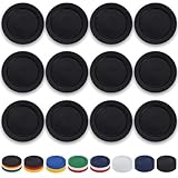 Berglander Schwarze Kunststoff teller Set 12 Stück 25cm, mehrweg flache Speiseteller, Salatteller, Nudelschalen, Geschirrset leicht zu transportieren für Zuhause, Garten, Picknick, Camping