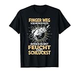 Finger weg von meiner Rute Fischer Angeln Angler Geschenk T-Shirt