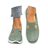 Generisch Schuhe Damen Sommer Sneaker Diabetiker Vermascht Leicht Walkingschuhe Turnschuhe Atmungsaktive Lässige Komfort Laufschuhe Breite Fuß Orthopädische Bequeme Outdoor Sportschuhe