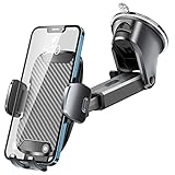 Tsryrlr Handyhalterung Auto [Super Saugkraft] Auto Handyhalter Saugnapf für Armaturenbretter & Scheibe & Schreibtisch, 360° Drehung Universal Pkw Autotelefonhalte für iPhone15/14