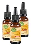 KOPP Vital® Natürliches Vitamin E | Tropfen | 30 ml | 740 Tropfen | Nahrungsergänzungsmittel | Glutenfrei | ohne Gentechnik (3er-Pack)