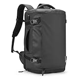 HOMIEE Reiserucksack 40L Großer Rucksack Herren Wasserdicht 15.6-17.3 Zoll Laptoprucksack Handgepäck Kabinenrucksack Daypack mit schuhfach für Reise Weekender Trip Wandern Camping