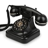 Sangyn Audio Gästebuch Hochzeit Telefon Audio Gästebuch Telefon mit Voicemail, Unterstützen Sie Individuelle Audio-Nachrichten, Hochzeitstelefon für Partys Hochzeiten Geburtstage Geständnisse, Schwarz