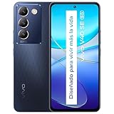 vivo V40 SE 5G Smartphone, Android-Handy, 8 GB + 256 GB, 120 Hz AMOLED-Display, 50 MP Dreifachkamera, 5000-mAh-Akku, Schwarz