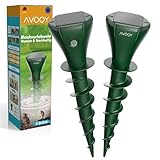 AVOQY Premium Maulwurf-Vertreiber [2 Stück] Human & Nachhaltig, Maulwurf-Schreck, Maulwurf-Abwehr Solar, Wühlmaus-Abwehr Wühlmaus-Vertreiber Wühlmaus-Schreck