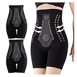 ZPFDSG Shapewear Damen Damen Shapewear Bauchweg Höschen Hohe Taille(Black,L)