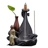 Weihrauchhalter für Stöcke Wasserfall Rückfluss Weihrauchhalter Weihrauchbrenner Rückfluss Weihrauchbrenner Kreative Ornamente Weihrauchbrenner (B)