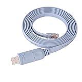 Pissente USB -zu RJ45 -Adapter, 6 Fuß Flachkabel für Router, Laptop Anschluss Anschließen, Kompatibel mit Mac