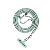Bigcousin Universale Handykette,Handyband passend für Standard Handyhülle,Kette zum Umhängen mit Pad Handy Lanyard,verstellbar und abnehmbar,Matcha Grün