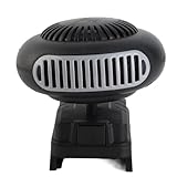 Hyuduo Intelligente Elektrische Raumheizung mit Niedriger Wattzahl, 170-W-Thermostat für DCB204, Leiser Betrieb, um 180 Grad Drehbarer Kopf, Rückseite mit 2