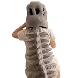 Dinosaurier-Kopfbedeckung - Damen Skelett Knochen Kopfbedeckung Realistische Cosplay Kopfbedeckung für Kinder Fotografie Prop Maskerade Karneval Zubehör Party Halloween Dekoration für