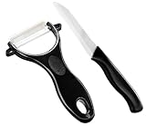 Rosenstein & Söhne Keramikschäler: Keramik-Messer & Schäler (PEARL Edition) (Spargelschäler, Gemüseschäler, Apfelschneider)