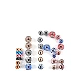 HCGX M3 3 mm 3D CNC Aluminium Gimbal Stick Ends Anti-Rutsch-Kappe for X7 X9DP X9 Lite Teile(Grand Lotus-Blue)