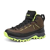 Xemuck Kinder Wanderschuhe Jungen Trekking Wanderstiefel Mädchen Outdoor Turnschuhe Trekkingschuhe Komfort Four Seasons Schuhe Braun-grün EU39