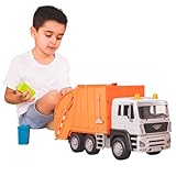 Driven Großer Müllabfuhrwagen 54 cm – Mit Lichtern, Geräuschen und Funktionen – LKW Spielzeug Müllauto ab 3 Jahren, Kinder Spielzeug Mädchen und Jungen