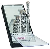 Bosch Professional 7-teiliges CYL-3 Betonbohrer Set (für Beton, Robust Line, Ø 4–12 mm, Zubehör Schlagbohrmaschine)