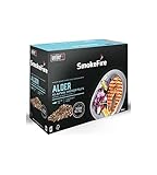 Weber Holzpellets - Erlenholz (8kg), perfekt zum Räuchern von Fisch, 100% natürliche Holzpellets, EU-Produkt, nachhaltig gewonnen, FSC zertifiziertes Holz (18290)