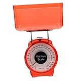 TOPPERFUN Küchenwaage Hohe Präzisionsskala Lebensmittelskala ohne Batterie Robuste Kunststoffkonstruktion Analogwaage für Präzises Wägen von Zutaten