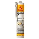 Sika – Dichtstoff – Sika BlackSeal BT – für den Einsatz an Dächern und Dachrinnen geeignet – dauerhaft plastisch und formbar – gebrauchsfertig – 300 ml