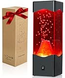 Apexxus Lavalampe Kinder, Realistische Vulkan Eruption Nachtlicht, Lava Lampe für Home Office Dekor, Lavalampe Stimmungslicht Geburtstag Urlaub Weihnachtsgeschenke für Kinder und Erwachsene