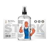 Acrylglas Spezialreiniger Spray - Acrylglas Reiniger für alle Acrylglas Oberflächen - Premium Plexiglas Reiniger ohne Kratzer - Kunststofffenster Reiniger (250ml)