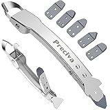 Preciva Silikon Abdichtungswerkzeug Set 4 in 1 Abdichtungsbürste Edelstahl Abdichtungsbürste Abdichtungsentferner für Fenster Küche Bad