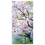 Stoffbanner schwer entflammbar Pinker Kirschblütenbaum in verschiedenen Größen