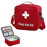 Zasjon Medikamententasche Reise Große Kapazität Reiseapotheke Tasche Leer Medikamenten Aufbewahrung Medizintasche Wasserdichte Notfalltasche Leer Medizin Aufbewahrungstasche Tragbar Erste Hilfe Tasche