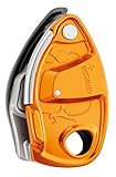 Petzl Erwachsene Sicherungsgerät GRIGRI, orange, 8,9 - 10,5 mm, D13A AG