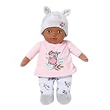 Baby Annabell Süße DOLL Zapf Creation 706435 Sweetie for Babies DoC 30cm-weiche rosa Stoffpuppe für Babys, integrierte Rassel, waschbar, ab Geburt nutzbar, S