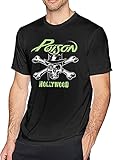 Poison Band T Shirt Men's Cotton T Shirt Fashion O Neck Short Sleeve Tees 3XL