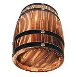 PartyKindom Holz Weinfass Dekoration für Bar und Zuhause Retro Weinfass Ornament aus Langlebigem Holz