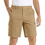 Herren Klassische Shorts Baumwolle Kurze Hosen Kurz Cargohose Kurz Cargo Sommerhose Outdoor Wandershorts Atmungsaktiv Stretch Sommer Shorts mit Multi Taschen Arbeitsshorts Activewearshorts