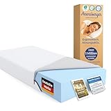Arensberger Anna Schaumstoff Matratze 120x200 cm – 13 cm NANOCELL® Gel-Schaum – H3 Härtegrad – Atmungsaktiv – Abnehmbarer Bezug 240g/m² – Waschbar bis 60°C – Rollmatratze Komfortmatratze
