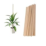 Plant Support Sticks, 50 Stück 40 cm Wiederverwendbare Bambuspflanzen Support Flower Stick Gartengeräte für Gartenstöcke (40CM)