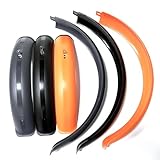 Schutzbleche Mountainbike Fahrradkotflügel 24/26/20 Zoll x 4,0 Fat Tire Mud Guards Kotflügelsatz Kotflügel for Zusammenklappen von Schnee E-Bike MTB Fahrradzubehör Fahrrad Schutzblech(Black 26x4.0)