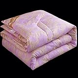 Sommerbettdecke, Einzelbett, 10,5 Tog, 135 x 200 cm, Ganzjahresdecke, Weiß, Mikrofasermischung, Sojafaserfüllung, maschinenwaschbar