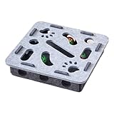 Chaies Katzen-Puzzle-Spielzeug | Interaktives Katzenspielzeug | Kugelbahn mit Labyrinth für kleine Rassen und Kätzchen im Innenbereich zum Kampf gegen Langeweile und Übung