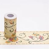 zingking Selbstklebende Wandaufkleber Grenze, Tapetenbordüre Selbstklebend Bordüre, Wasserdichte Wandbordüre für Zuhause Büro Hotel DIY Dekoration