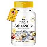 Calciumcitrat - 300mg Calcium pro Tablette - 90 Tabletten - vegan | Warnke Vitalstoffe - Deutsche Apothekenqualität