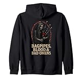 Dudelsackspieler Dudelsack Bagpipe-Musik Spieler Dudelsack Kapuzenjacke