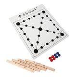 ERINGOGO 1 Satz Brettspiel Dekorative Gesellschaftsspiele Desktop-Spiele Wurfspiel Für Den Hinterhof Stapelblöcke Hofspiele Für Erwachsene Rasenspiele Im Freien Schlachtschiffe-Spiel Stoff