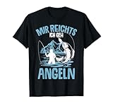 Mir reichts ich geh Angeln Angler Fischer Kinder Junge Angel T-Shirt