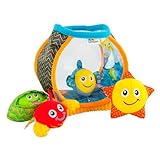 Lamaze Baby Spielzeug 'Mein erstes Aquarium', das hochwertige Kleinkindspielzeug. Das quietschbunte Aquarium mit 4 Kuscheltieren fördert Motorik und ist das perfekte Kinderspielzeug und Kuscheltier