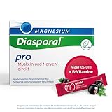 Magnesium-Diasporal Pro Muskeln und Nerven direkt, 30 Sticks: Magnesium und Vitamin B-Komplex, hochdosiert