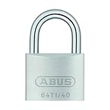 ABUS Vorhängeschloss Titalium 64TI/40 - Kellerschloss mit Schlosskörper aus Spezial-Aluminium - gehärteter Stahlbügel - ABUS-Sicherheitslevel 5