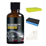 Trim Restorer Automotive | 100 ml multifunktionales, langanhaltendes Reifenglanzspray – Autoreiniger, sicher für Autos, LKWs, Motorräder, Wohnmobile und mehr, stellt verlorene Farbe und Glanz wieder