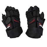 Drfeify Eisroller-Hockey-Handschuhe, Bequem, Atmungsaktiv, Nylongewebe, Eva-Schaum, Hockeyspieler-Fingerschutzhandschuhe (10 Zoll)