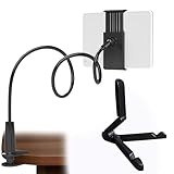 BDBFPAN Handy Halterung Bett, Schwanenhals Handyhalterung, Handy Halter Tablet Halterung Bett Für Mobiltelefone Computer Verwendet Für Kopfteil Desktop Unterstützt 4-10.6 Zoll Tablet