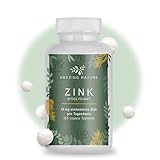 Zink 25mg - Zinkbisglycinat (Zink-Chelat) - 365 magenfreundliche Zink Tabletten - Jahresvorrat Zink - Zinc vegan hochdosiert - magenfreundlich & gut verträglich - in Deutschland produziert & geprüft